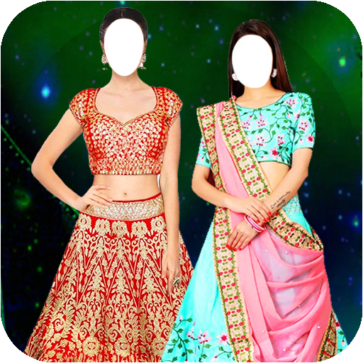 Women Lehenga Choli Photo Editor icon
