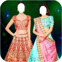 Women Lehenga Choli Photo Editor