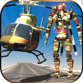 elicottero robo trasformazione icon