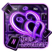 Tastiera Neon Love Heart