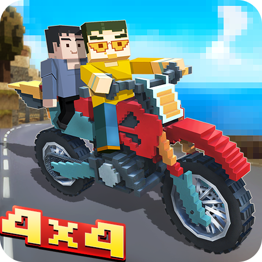 ブロック状モトバイクSIM：冬の風 icon
