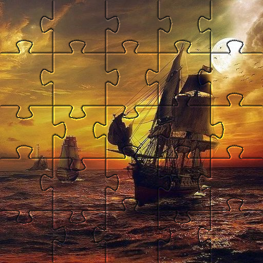 Pirate jigsaw puzzles games icon