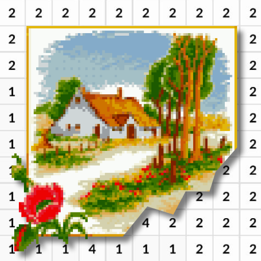 Cross Stitch Pixel Paint By Number icon