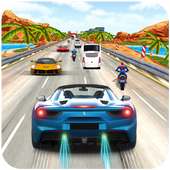 Superhero Traffic Racer: GT Car Racing Games