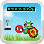 knock down : angry spider-hero VS crazy pigs icon