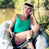 Fishing and sexy girls icon