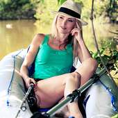 Fishing and sexy girls