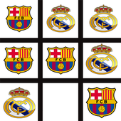 Tic Tac Toe 2019 Fc Barcelona VS Real Madrid icon