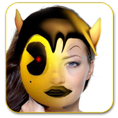 Alice Angel Bendy Ink Funny FaceMaker icon