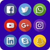 All social media and social networks in one app