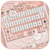 Luxury Rose Gold Keyboard Theme icon