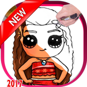 How To Draw Disney Moana icon