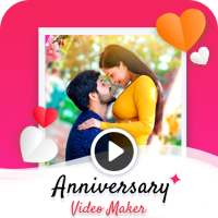 Anniversary Video Maker with Song & Music