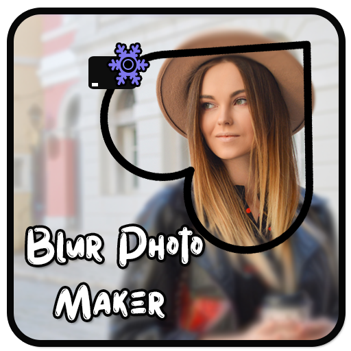 Blur Image Background : Portrait Blur Photo Effect أيقونة