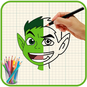 How to Draw Teen Titans GO icon