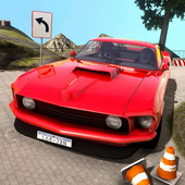 Classic Car Driving &amp; Parking Simulator icon