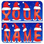 Write your name with Christmas and Candle Design on 9Apps