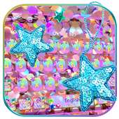 Glitter Sequin Keyboard Theme on 9Apps