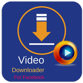 Instant hd video downloader for facebook icon