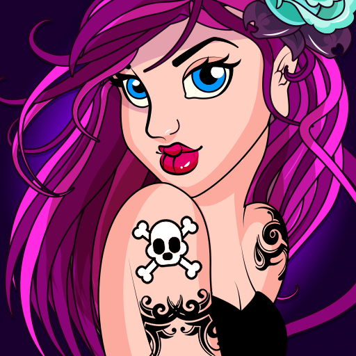 Perfect Tattoo Game: Ink Tattoo Drawing Simulator icon