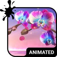 Orchid Keyboard & Wallpaper on 9Apps