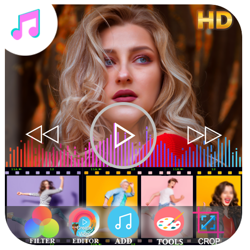 YouMaker Photo Video with Music icon