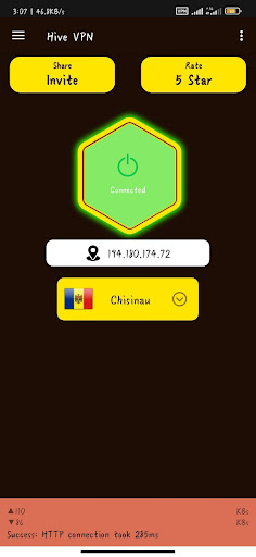 Hive VPN screenshot 2