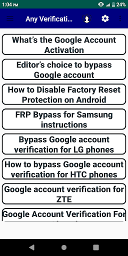 Any Verification Lock Remove Guide screenshot 1