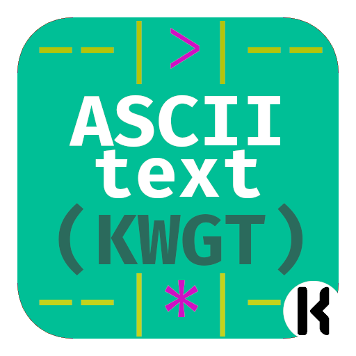 ASCII text Widget for KWGT أيقونة