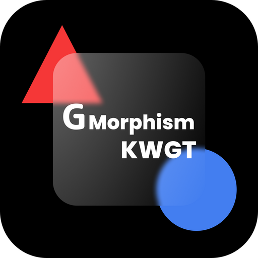 Glassmorphism widgets for kwgt icon