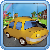 Toon Car Racing-3D icon