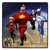 Mr Superhero Incredible - Elastic Bomb Women Run💀 icon