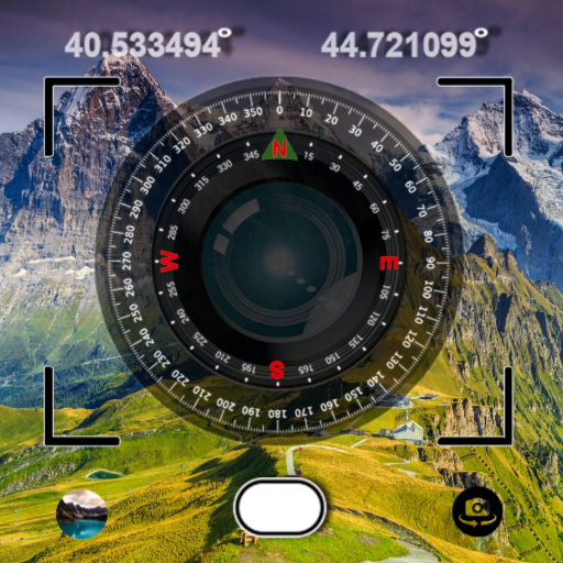 Compass 54. All In One (GPS, Weather, Map, Camera) icon
