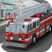 Fire Fighter Truck Simulator 3D icon