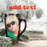 Quadro da foto do copo de café