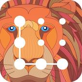 AppLock Theme Lion-Fingerprint icon