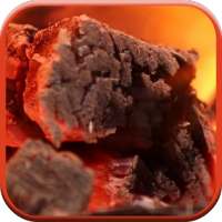 Burning Wood Video Wallpaper