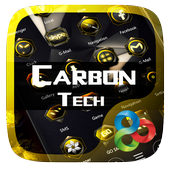 Carbon Tech Go Launcher Theme icon