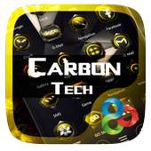 Carbon Tech Go Launcher Theme on 9Apps