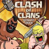 Draw Battle Clash of Clans icon