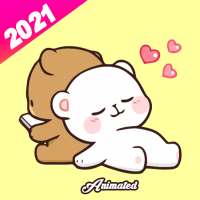 Animated Stickers For Whatsapp - milk and mocha