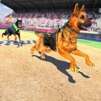 Dog Run - Pet Greyhound Dog Simulator Race 3D 2021