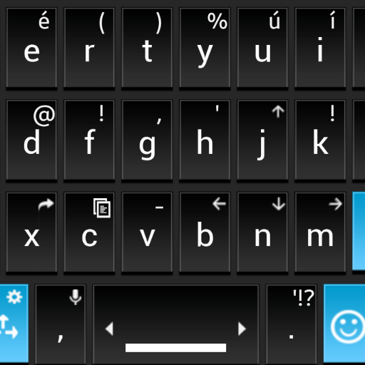THEME AI TYPE  BLACK BLUE icon