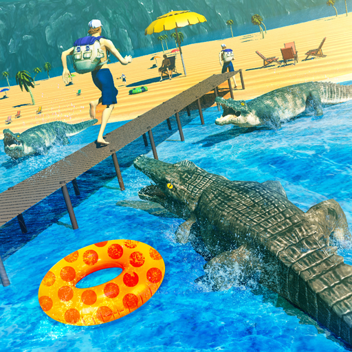 Wild Crocodile Hunt Simulator icon