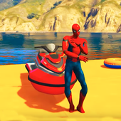 Super Hero Extreme Jet Ski Racing: Paw Racing Game icon