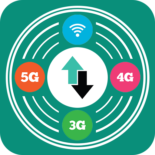 Network speed test Wi-Fi 5G 4G icon