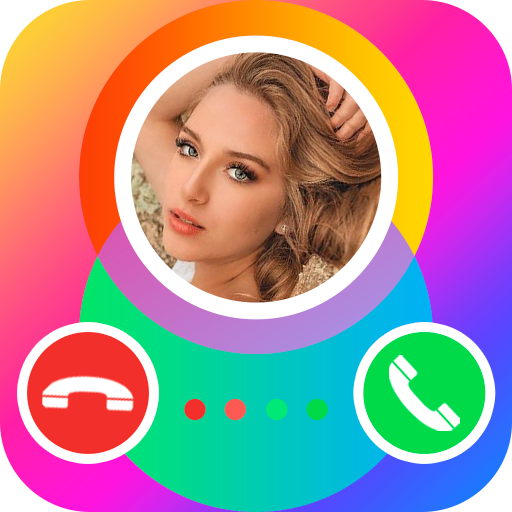 Colorful call screen icon