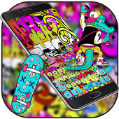 Skate Graffiti Keyboard Theme icon