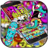 Skate Graffiti Keyboard Theme