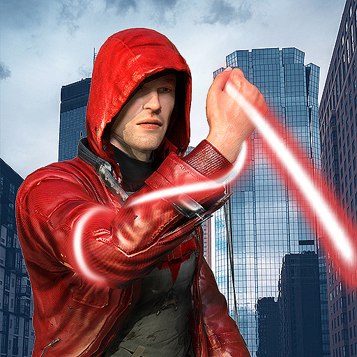 Incredible Flying SuperHero 3D icon